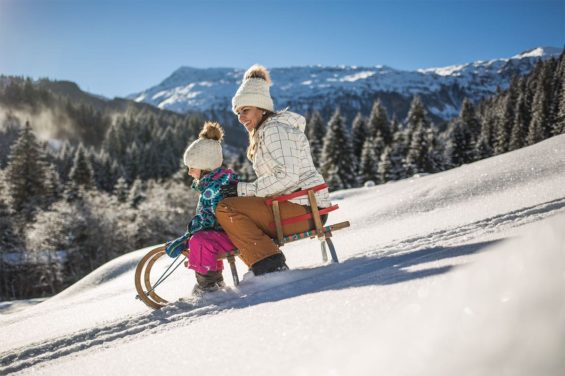 Rodeln - Winterurlaub im Salzburger Land